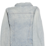 LEVI'S Womens Blue Denim Cotton Classic Jacket L Button Closure