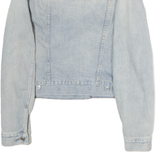 LEVI'S Womens Blue Denim Cotton Classic Jacket L Button Closure