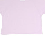 PUMA Womens Pink Cotton Blend Crew Neck UK 12 Logo Sweatshirt Casual