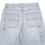 FADED GLORY Mens Denim Blue Casual Shorts L W30 Carpenter Style Cotton Blend