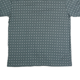 BERT PULITZER Mens Green Polo Shirt M Geometric Print Short Sleeve Cotton