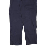 CARHARTT Mens Navy Regular Fit Zip Closure Cotton Blend Trousers W38 L32