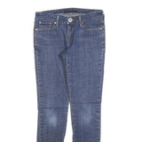 LEVI'S 545 Womens Jeans Blue Slim Skinny Denim W30 L31 Zip Cotton Blend