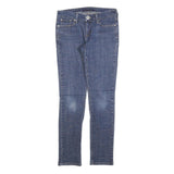 LEVI'S 545 Womens Jeans Blue Slim Skinny Denim W30 L31 Zip Cotton Blend