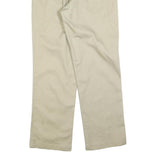 DICKIES Mens Cotton Blend Beige Regular Fit Straight Leg Trousers W32 L32
