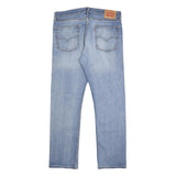 LEVI'S 513 Mens Slim Jeans Blue Denim W36 L32 Classic Cotton Blend Zip