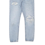 LEVI'S 501 Mens Jeans Blue Regular Straight Denim Light W25 L28 Casual Classic