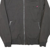 BILLABONG Mens Grey Zip Jacket L Polyester Blend Casual Outerwear