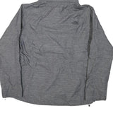 THE NORTH FACE Womens Grey Outdoor Jacket L Polyester Blend Zip Hooded Checked