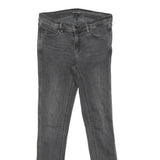 LEVI'S Line 8 Womens Jeans Grey Regular Skinny Denim Raw W29 L32 Classic Fit