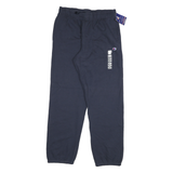 CHAMPION Mens Joggers Navy Blue Relaxed Tapered L W30 L32 Cotton Blend