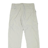 COLUMBIA Womens Regular Beige Polyester Blend Zip Trousers W31 L30 Outdoor