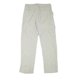 COLUMBIA Womens Regular Beige Polyester Blend Zip Trousers W31 L30 Outdoor
