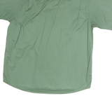 WRANGLER Mens Green Cotton Short Sleeve Shirt XL Casual Utility Buttoned