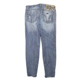 MISS SIXTY Womens Blue Slim Skinny Denim Medium Cotton Blend W30 L29 Zip Jeans