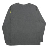 MAJESTIC Mens Grey Vikings Football Long Sleeve Crew Neck Cotton T-Shirt 2XL