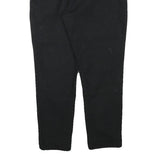 HOLLISTER Womens Cotton Blend Black Slim Trousers W28 L24 Stylish Casual Zip