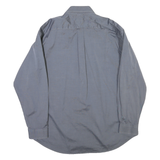 TOMMY HILFIGER Mens Blue Button-Down Shirt XL Classic Cotton Long Sleeve