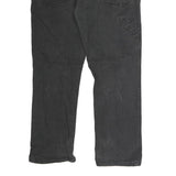 DICKIES Mens Cotton Black Slim Straight Trousers W37 L28 Workwear Zip Closure