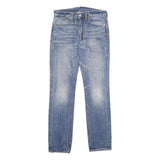 LEVI'S 511 SLIM Mens Jeans Blue Slim Straight Denim Medium W31 L34 Zip Casual