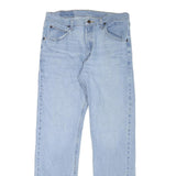 WRANGLER Mens Regular Fit Blue Denim Jeans W32 L31 Classic Zip Pockets