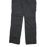 DICKIES Mens Cotton Blend Black Regular Fit Straight Leg Trousers W32 L33
