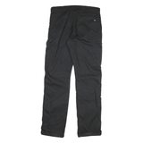 DICKIES Mens Cotton Blend Black Regular Fit Straight Leg Trousers W32 L33
