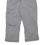 LEE Womens Shorts Grey Casual Cargo M W27 Button-Up Pockets Cotton Blend