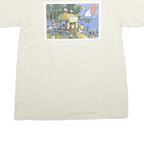 ONEITA Mens Cream Sausalito Art Festival 1996 Graphic T-Shirt L Short Sleeve