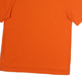 CHAPS Mens Orange Cotton Short Sleeve Plain XL Polo Shirt Classic Fit