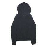 NIKE Womens Black Hoodie S Cotton Blend Pullover Hooded Sweatshirt