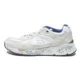 PREMIATA Leather Synthetic Mens Low Top Trainers White UK 9 Printed Sole