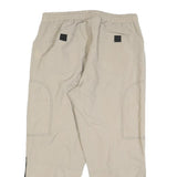 JACK WOLFSKIN Mens Polyester Beige & Black Regular Tapered Trousers W32 L25