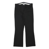 S MAX MARA Womens Black Regular Fit Straight Trousers W27 L25 Smart Casual