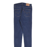LEVI'S Womens Jeans Blue Slim Skinny Denim Medium W28 L32 Classic Zip Closure