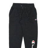 CHAMPION Mens Joggers Black Slim Tapered S W28 L28 Cotton Blend Casual Wear