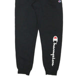 CHAMPION Mens Joggers Black Slim Tapered S W28 L28 Cotton Blend Casual Wear