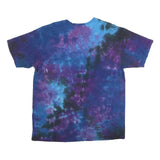 LIQUID BLUE Mens Blue & Purple Tie Dye T-Shirt XL Short Sleeve Crew Neck