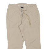 ARIZONA JEAN COMPANY Womens Beige Casual Shorts S W28 Drawstring Pockets Cropped