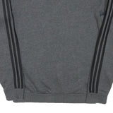 ADIDAS Mens Grey Sweatshirt Crew Neck M Cotton Blend Athletic Pullover