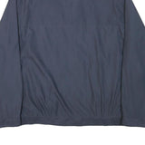 KINGFIELD Mens Blue Button Jacket L Polyester Blend Plain Classic Casual