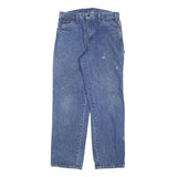DICKIES Mens Blue Relaxed Straight Denim Medium W34 L32 Workwear Jeans