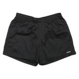 REEBOK Mens Shorts Black Casual L W36 Lightweight Polyester Blend