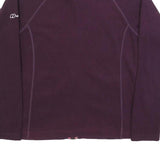 BERGHAUS Womens Purple Jacket UK 10 Polyester Zip Fleece Outdoor Warm Casual