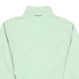 THE NORTH FACE Womens Mint Green Fleece Jacket S Polyester Blend Zip Casual