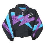 POLARIS Womens Black Blue & Purple Xtreme Jacket S Polyester Blend Zip