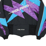 POLARIS Womens Black Blue & Purple Xtreme Jacket S Polyester Blend Zip