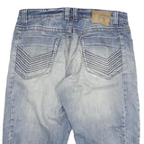 BAURHAUS Mens Denim Blue Cargo Shorts 2XL W36 Casual Cotton Blend
