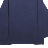 CHAMPION Womens Navy Blue Wolf Pack 1/4 Zip Sweatshirt M Cotton Blend Casual