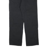 DICKIES Mens Regular Black Cotton Blend Trousers W34 L32 Workwear Straight Zip